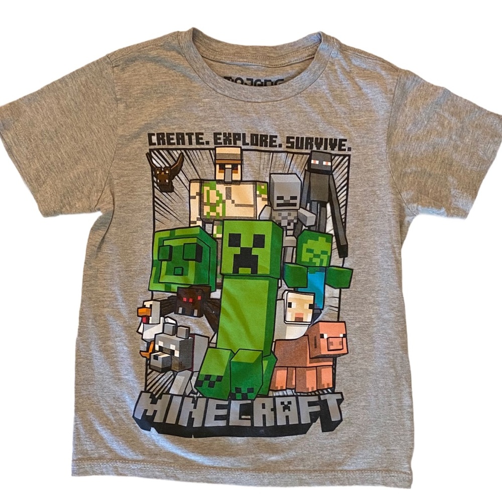 Mojang Studios Minecraft T-Shirt Kids Size S